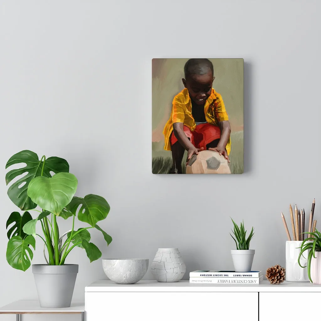 Canvas Wall Art (Boy At Play )