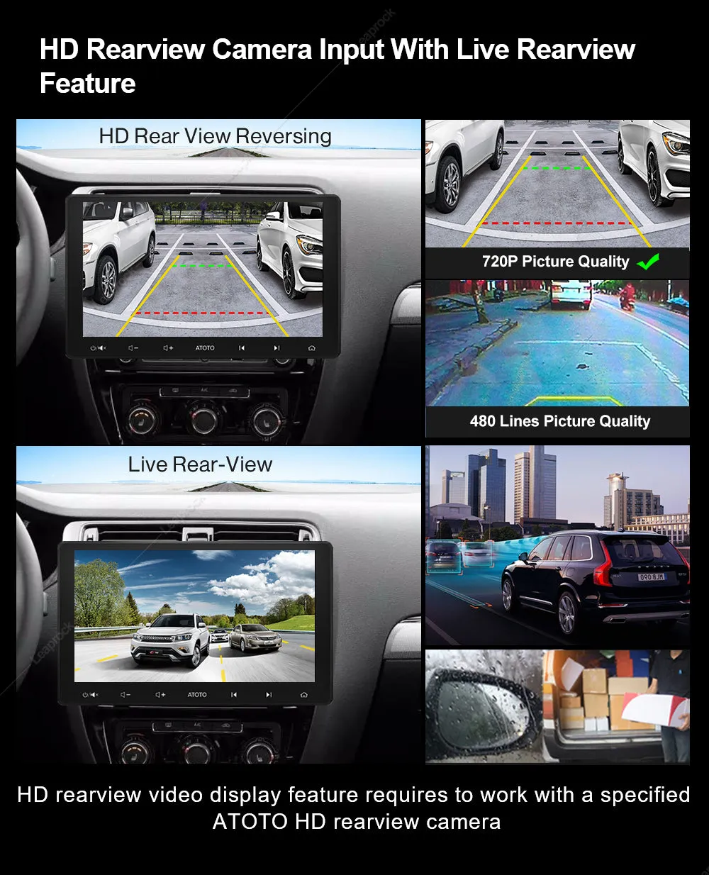 Car Stereo ATOTO F7 XE 10.1 Inch Double Din Wireless CarPlay & Android GPS QLED