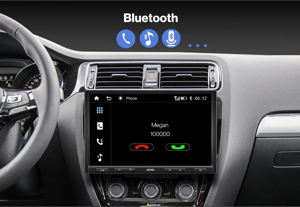 Car Stereo ATOTO F7 XE 10.1 Inch Floating Display Wireless CarPlay Android Auto