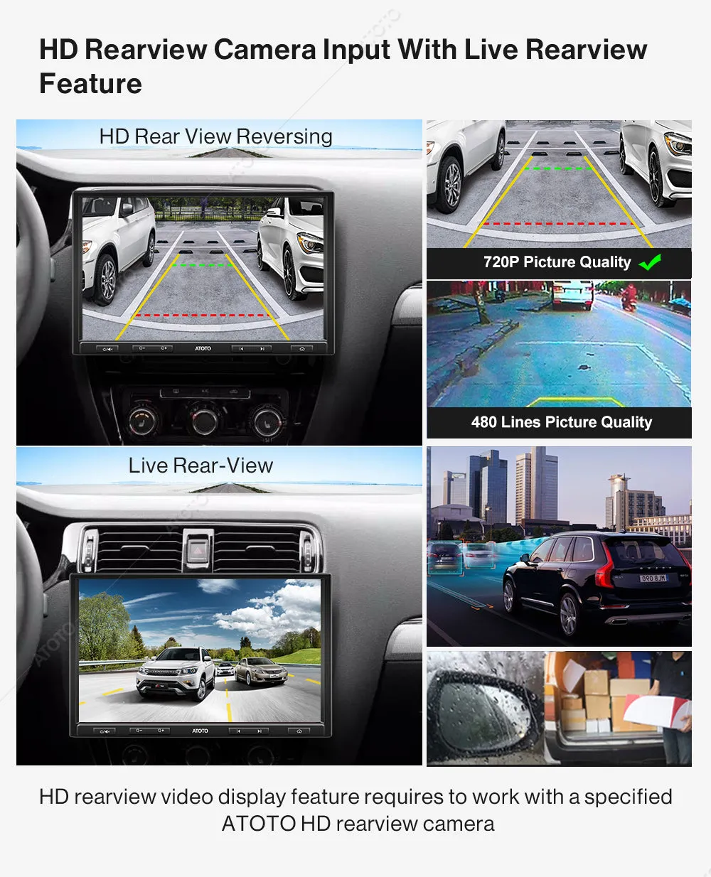 Car Stereo ATOTO F7 XE 10.1 Inch Floating Display Wireless CarPlay Android Auto