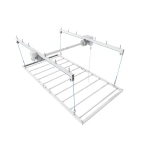 Ceiling Sam Retractable 4'x8' ceiling storage system