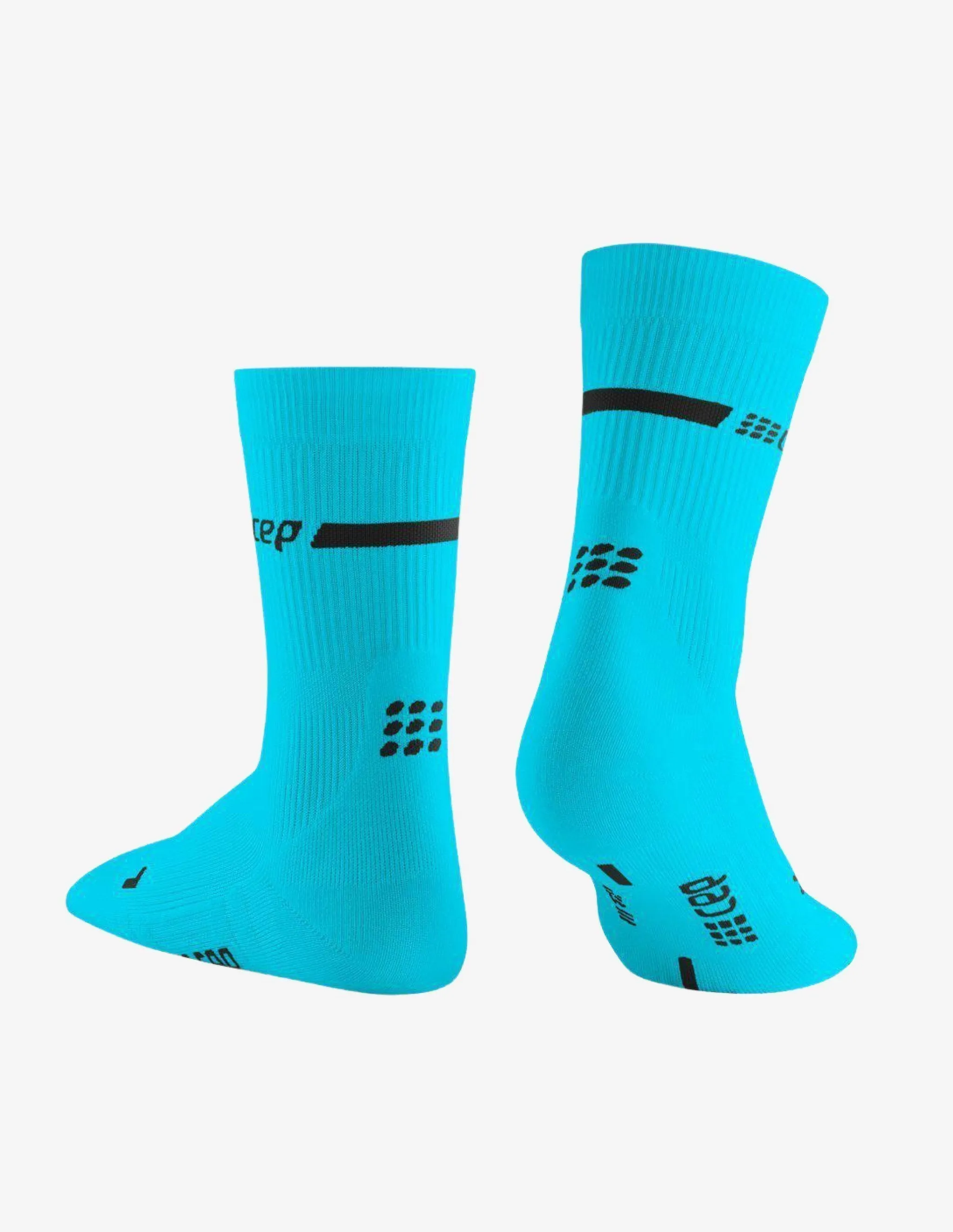 CEP Neon Mid Cut Socks Blue