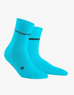CEP Neon Mid Cut Socks Blue