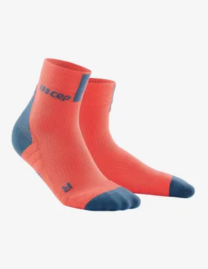 CEP Socks Short Cut 3.0 Coral/Grey