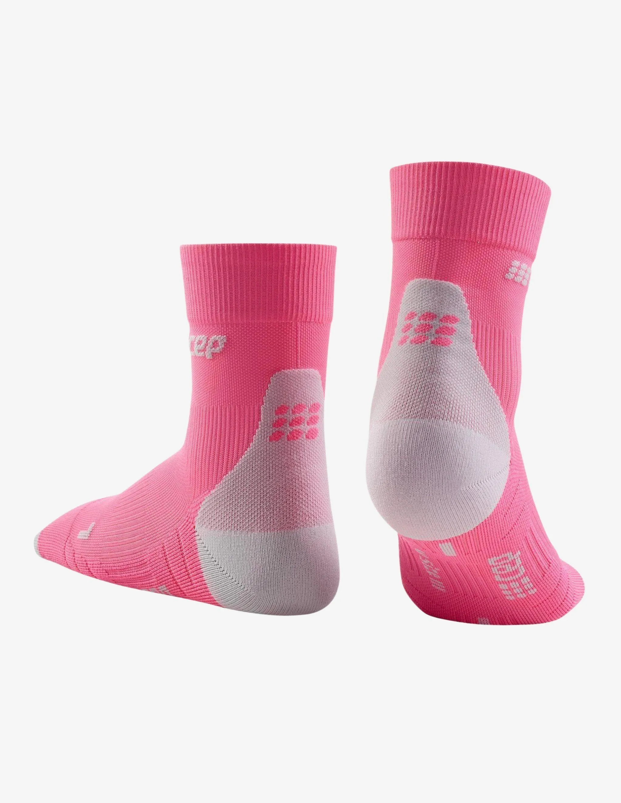 CEP Socks Short Cut 3.0 Pink/Grey