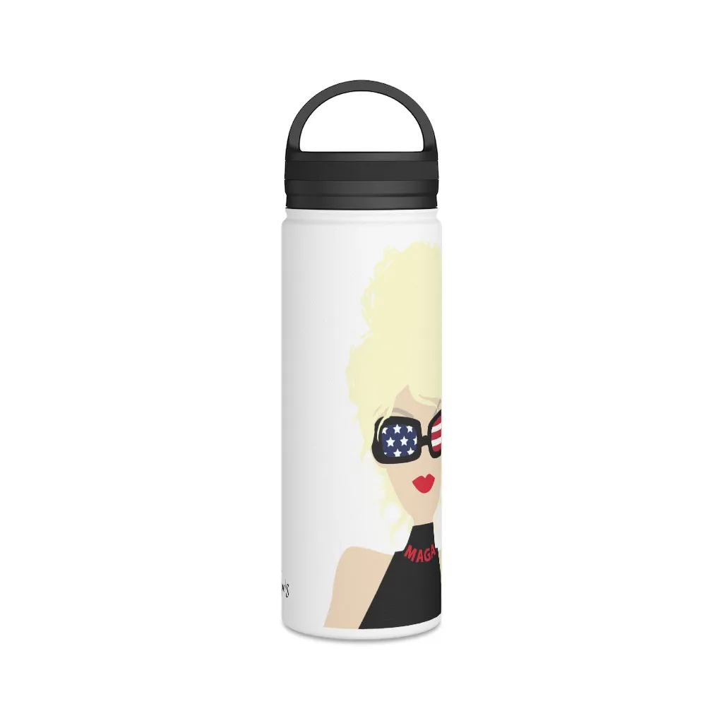 Choo Choo Logo Chillin @ Choo's Stainless Steel Water Bottle, Handle Lid