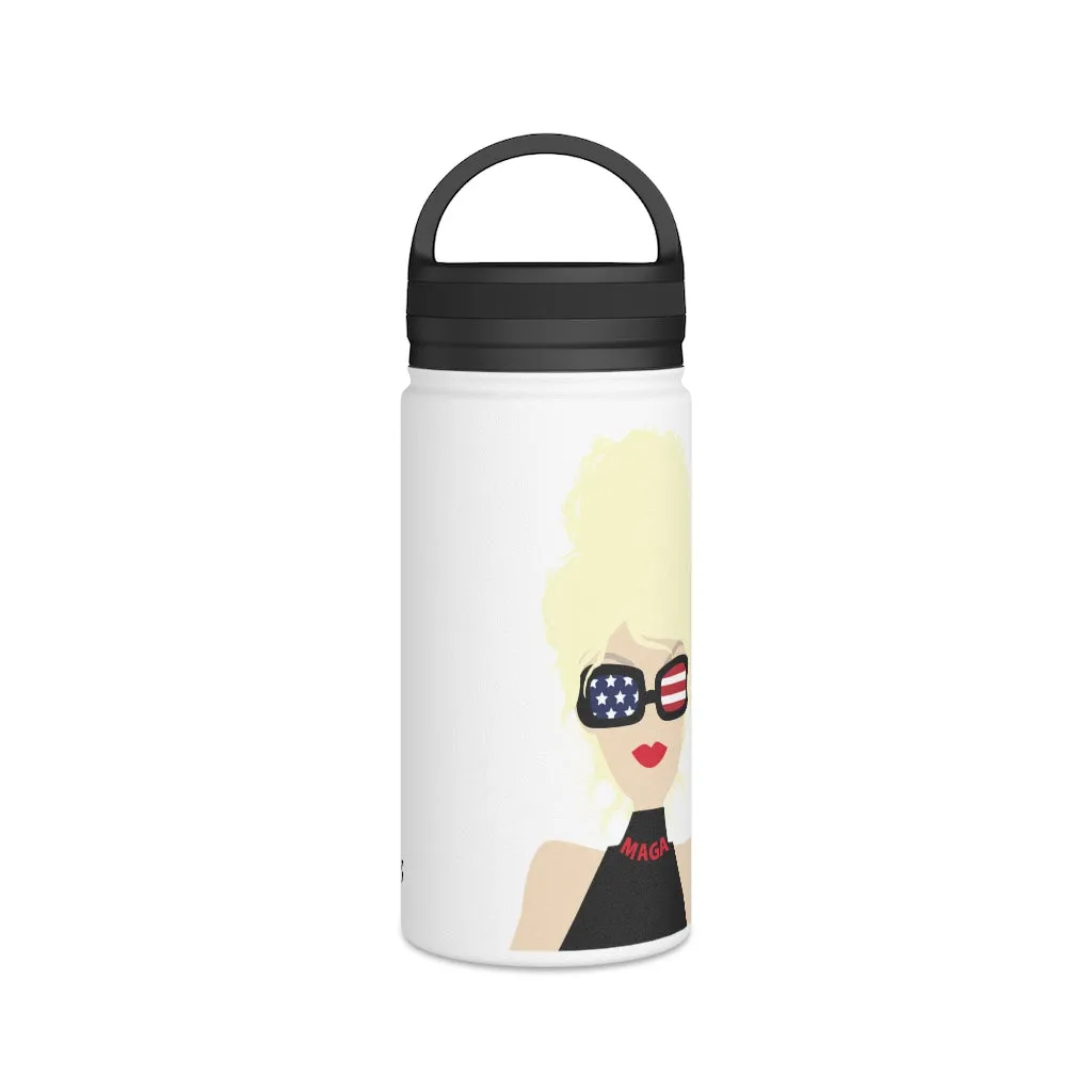 Choo Choo Logo Chillin @ Choo's Stainless Steel Water Bottle, Handle Lid