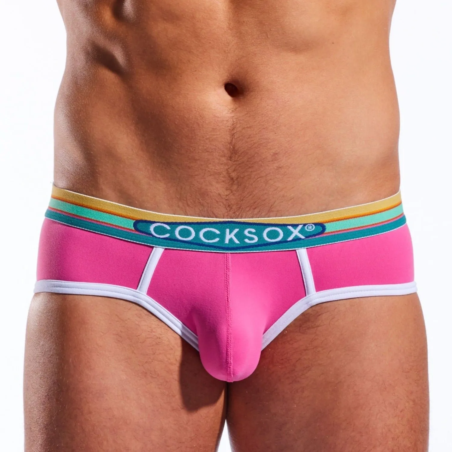 Cocksox Sports Brief Miami Pink