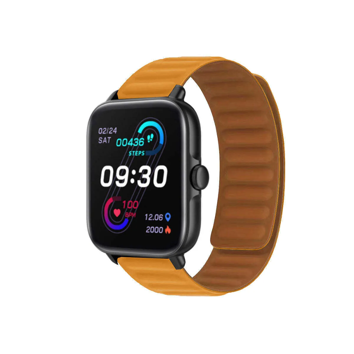 Color: Orange - SmartPRO Smartwatch With Magnetic Belt And Activity Tracker