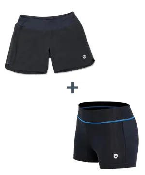 COMBO DEAL: Women's Circuit Shorts & MultiSport Brief