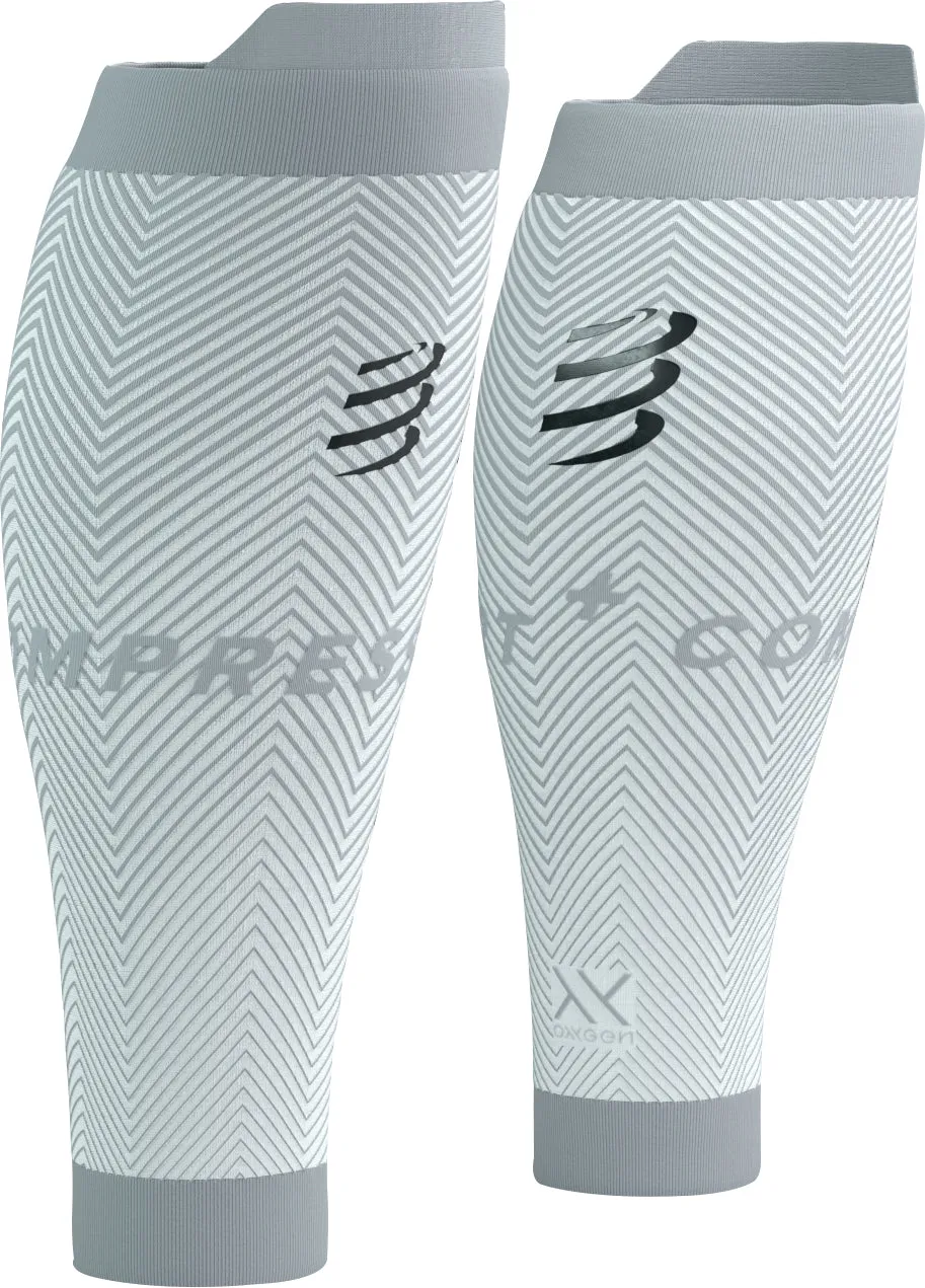 Compressport R2 Oxygen Compression Calf Sleeves - White