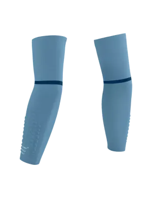 Compressport Unisex's ArmForce Ultralight - Denim/White Refl
