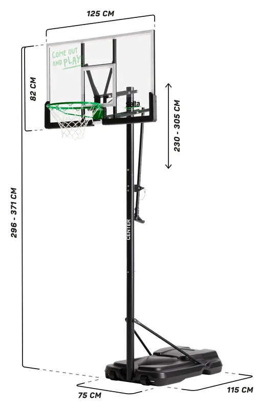 Cos de Baschet Salta CENTER Ajustabil -230-305 cm