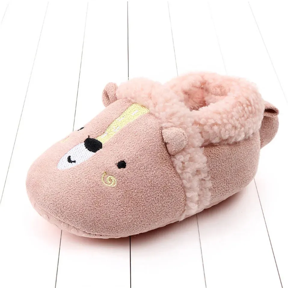 Cozy Animal-Themed Baby Shoes