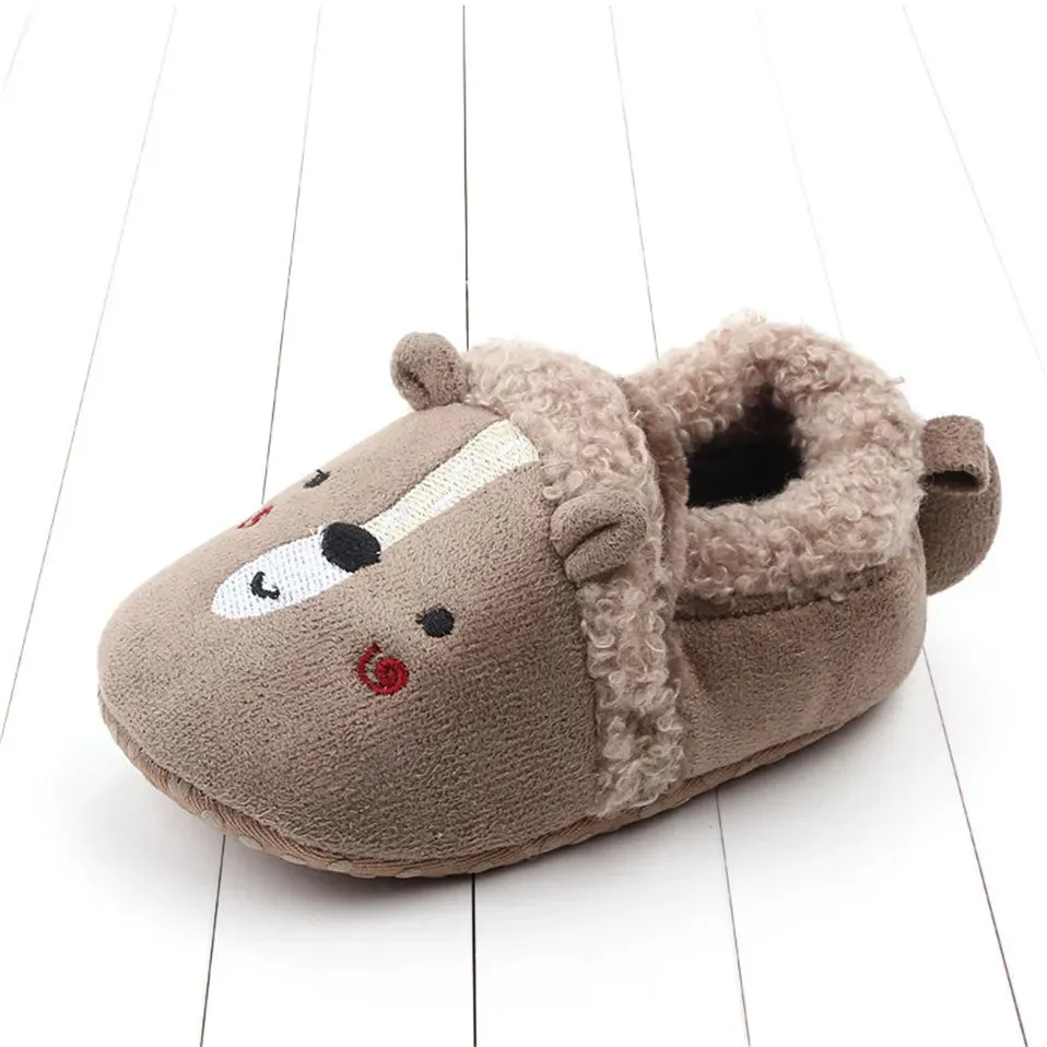 Cozy Animal-Themed Baby Shoes