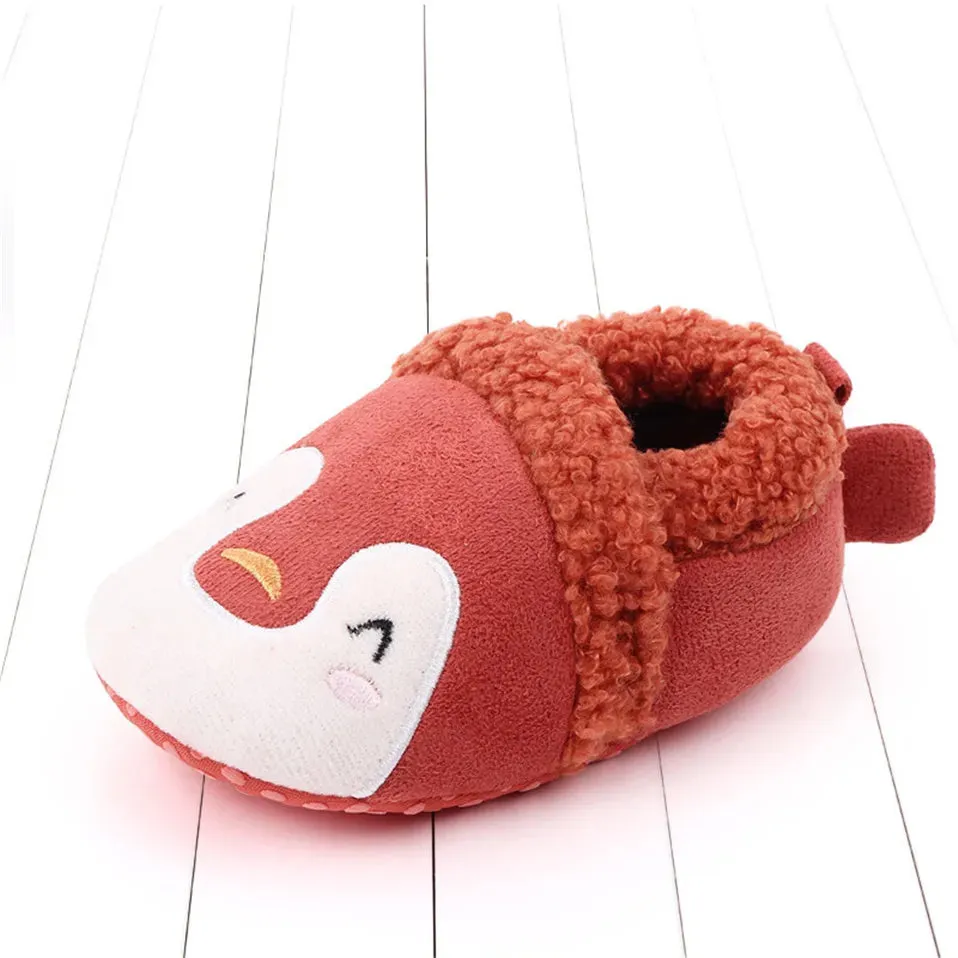 Cozy Animal-Themed Baby Shoes