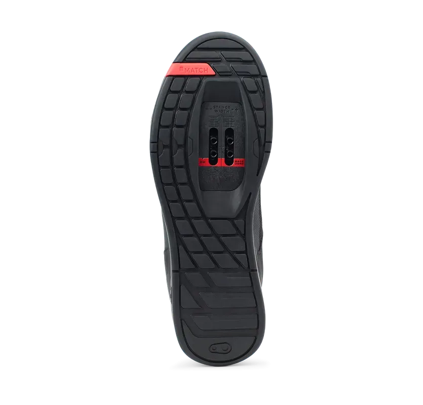 Crankbrothers Shoes Mallet Lace Black / Red - Black outsole