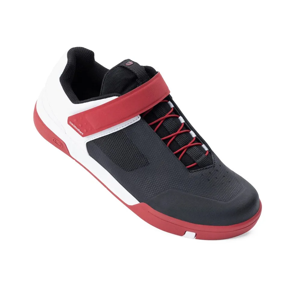 Crankbrothers Shoes Stamp Speedlace Black / Red/ White Flat