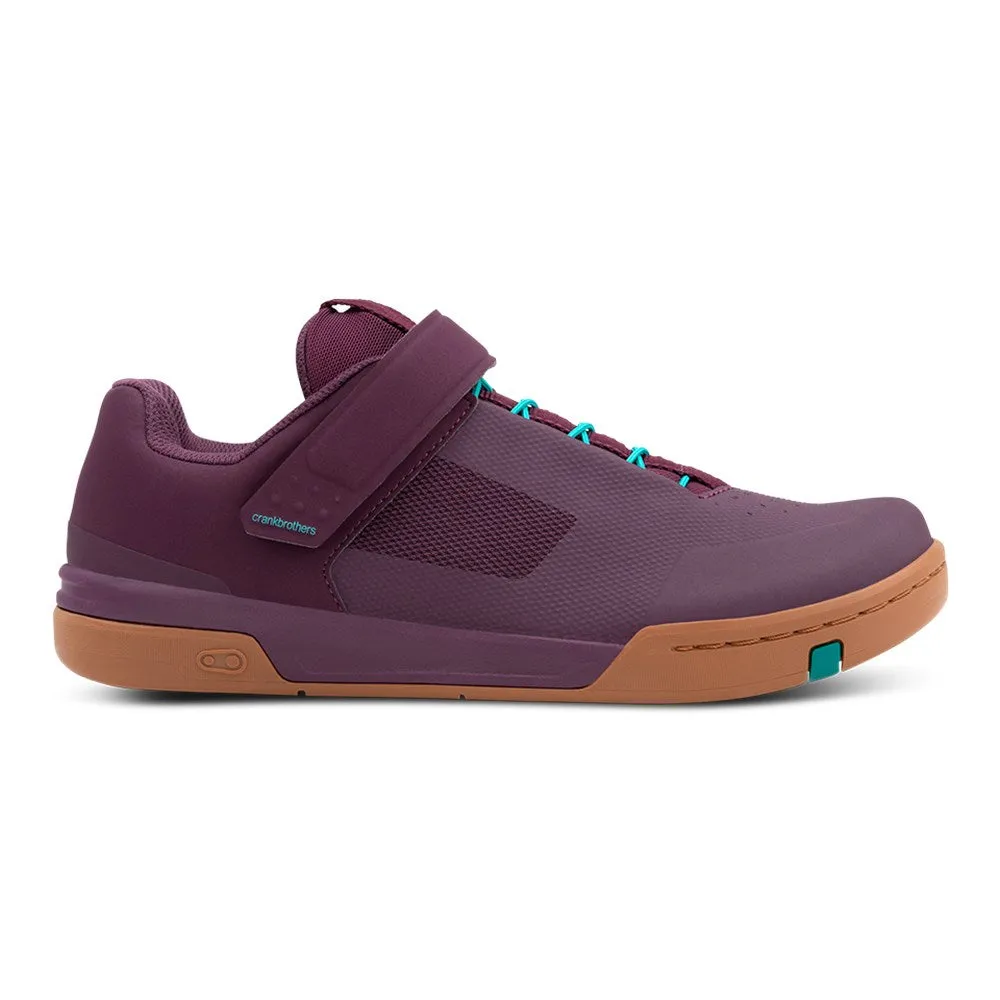 Crankbrothers Shoes Stamp Speedlace Purple / Teal Blue Flat