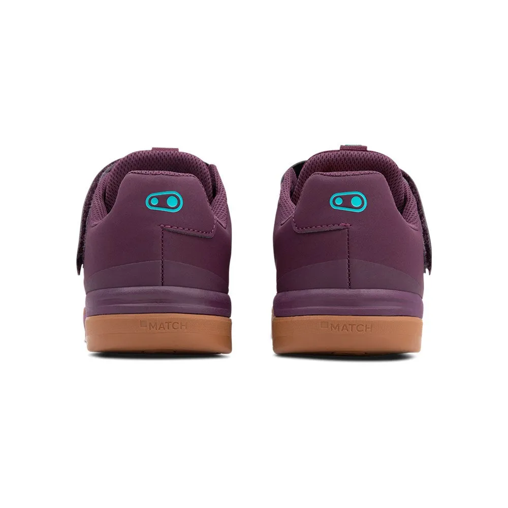 Crankbrothers Shoes Stamp Speedlace Purple / Teal Blue Flat