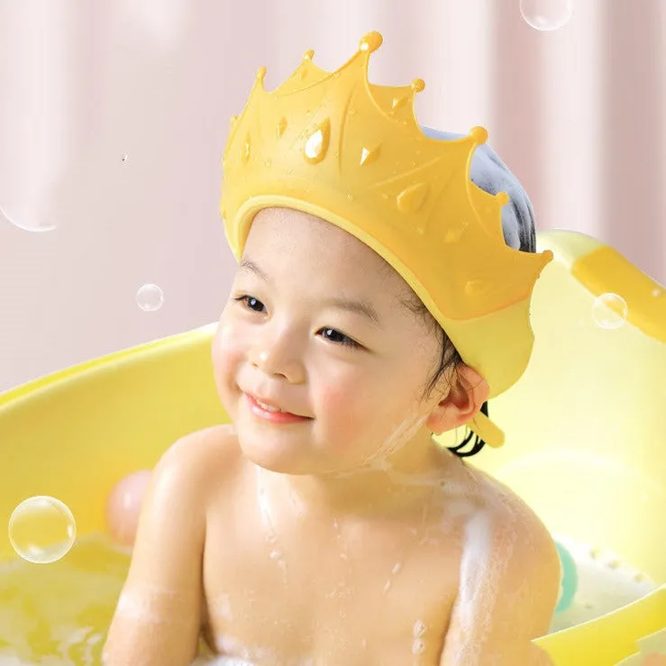 Crown Baby Shower Cap