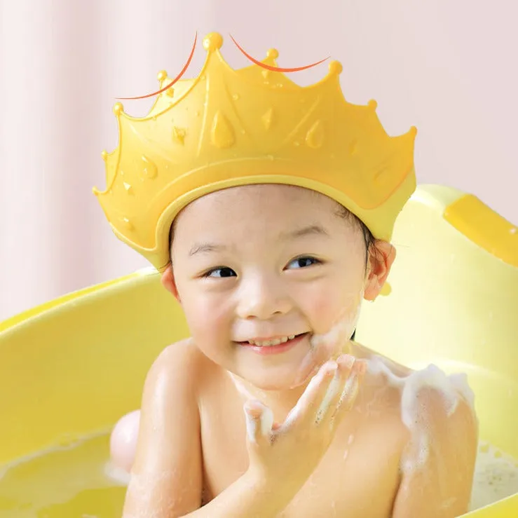 Crown Baby Shower Cap