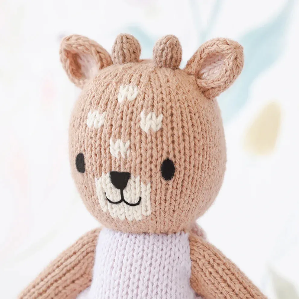 cuddle   kind Hand-Knit Tiny Collection - Violet the Fawn