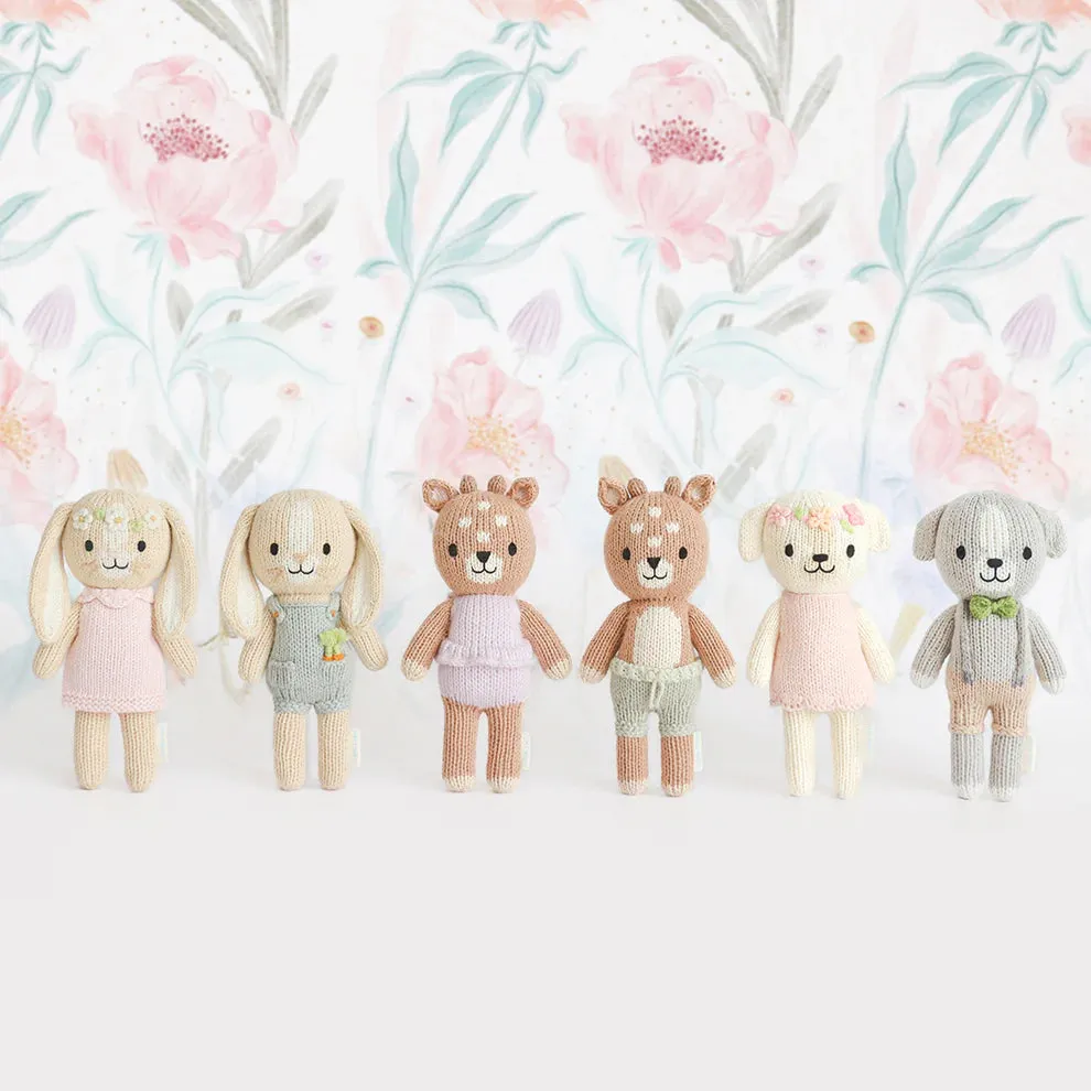 cuddle   kind Hand-Knit Tiny Collection - Violet the Fawn