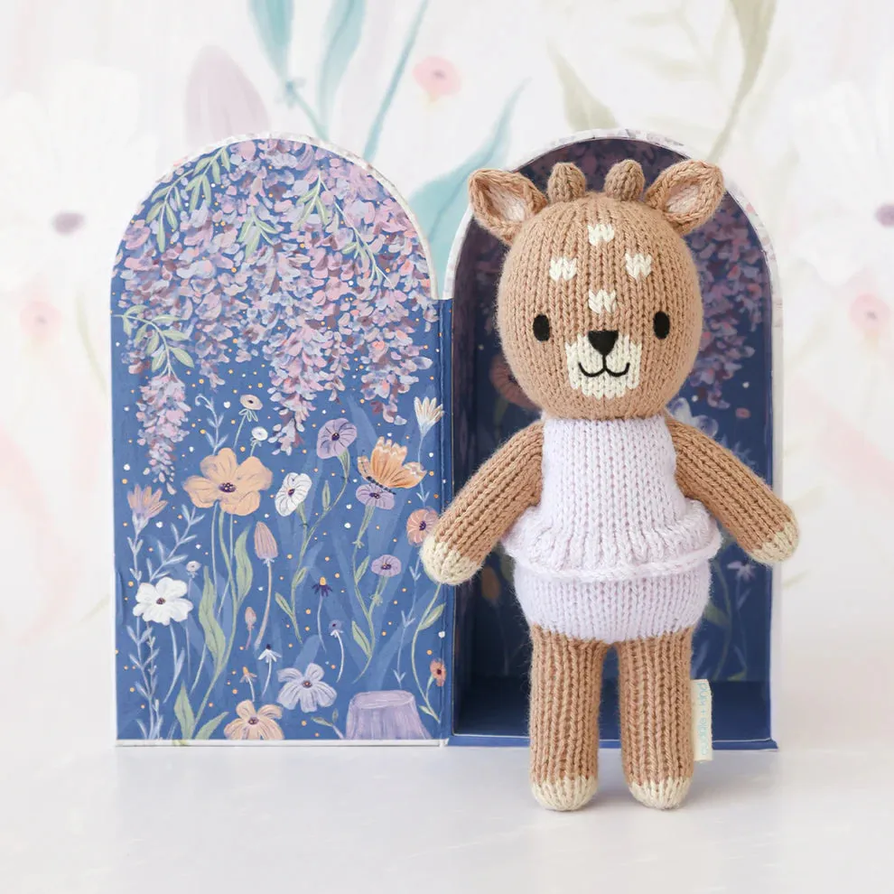cuddle   kind Hand-Knit Tiny Collection - Violet the Fawn