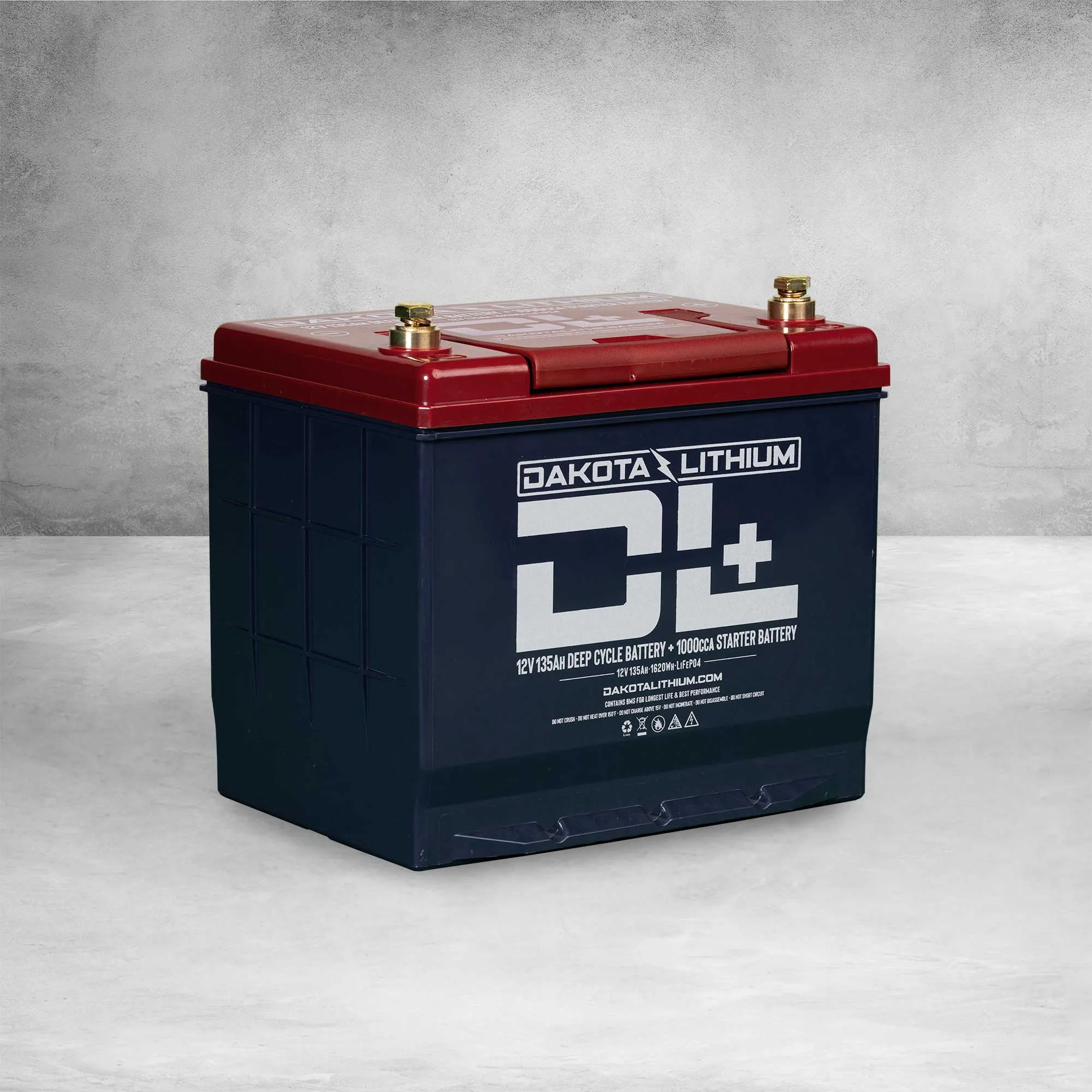 Dakota Lithium DL 12V 135Ah Dual Purpose 1000CCA Starter Battery