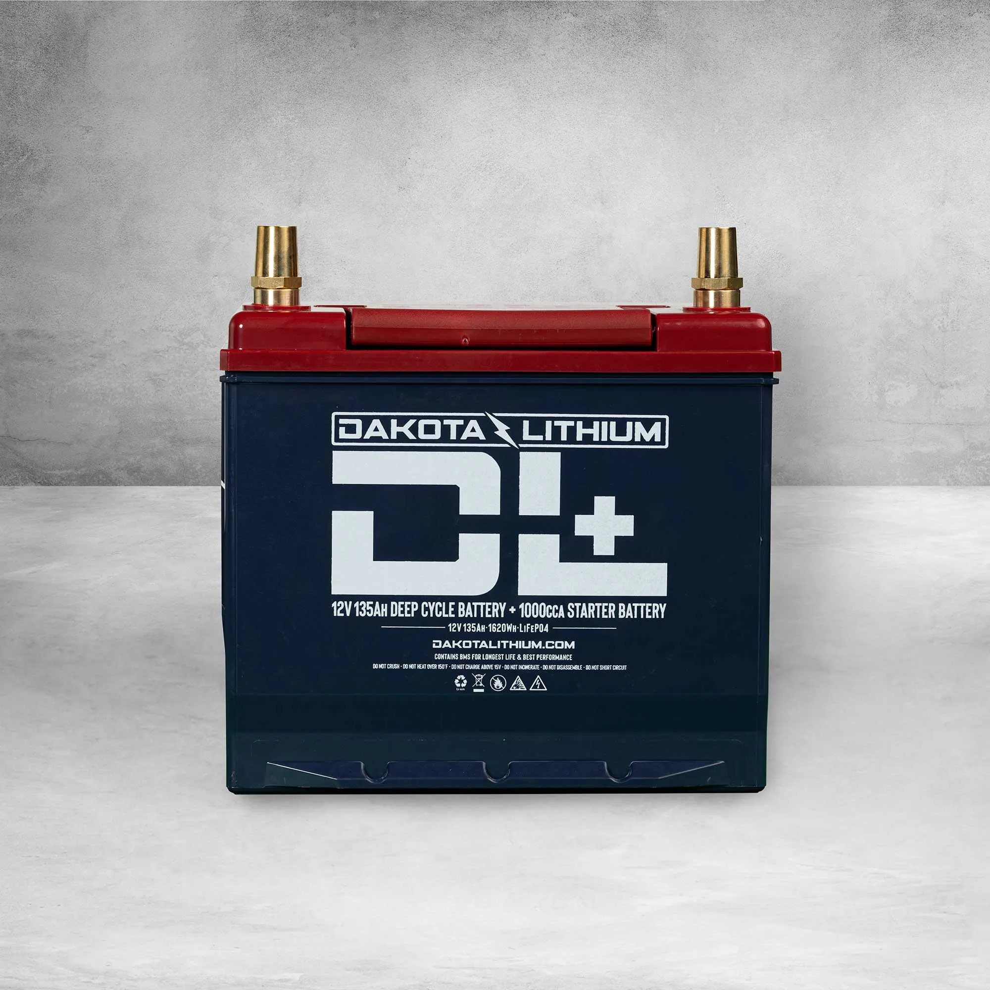 Dakota Lithium DL 12V 135Ah Dual Purpose 1000CCA Starter Battery