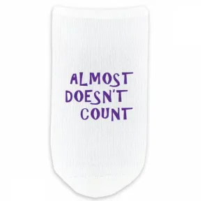 Design Your Own Custom Printed No Show Gripper Socks - Large
