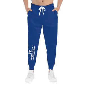 Do Not be Anxious Blue Unisex Athletic Joggers