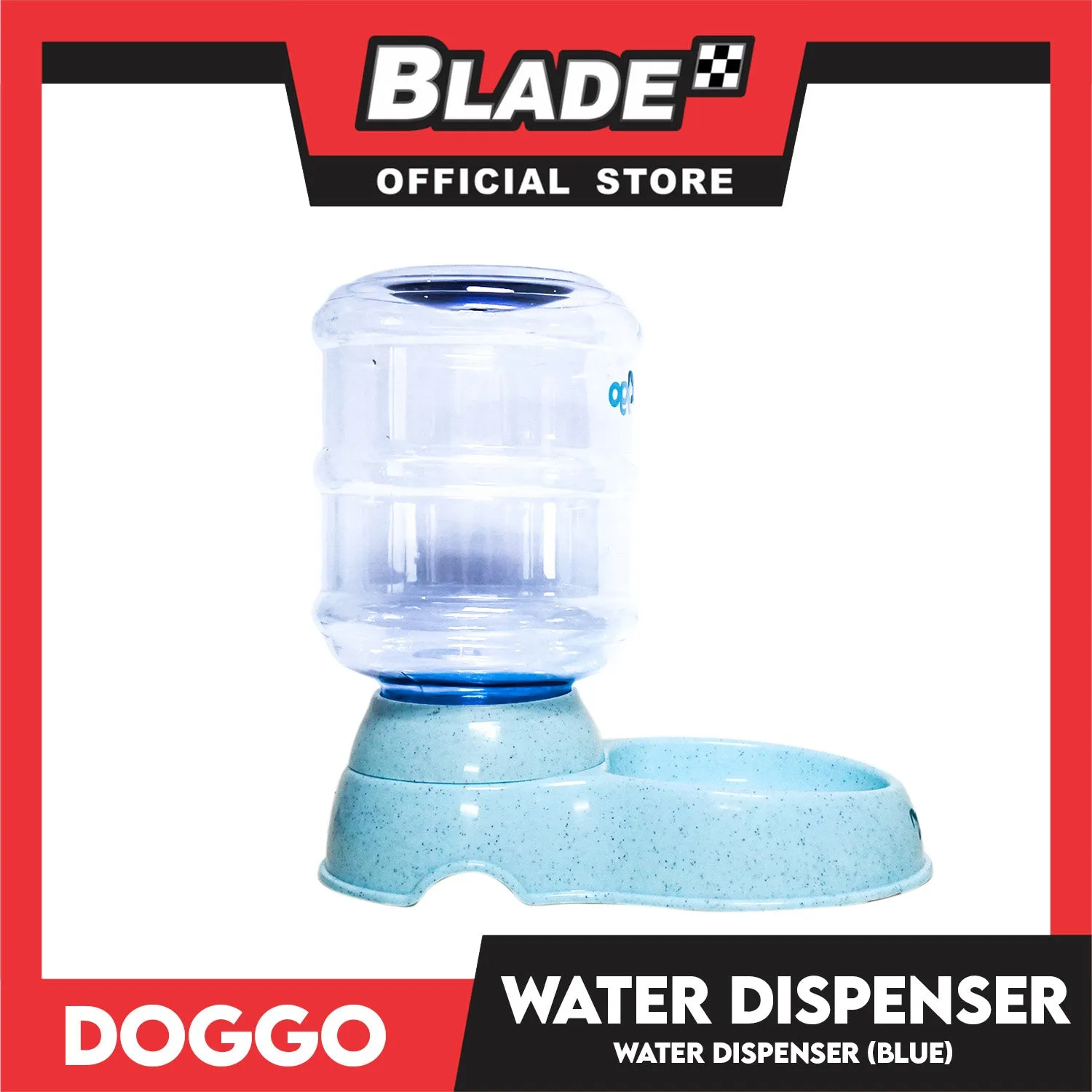 Doggo Automatic Water Dispenser Dog Drinking Station (Blue) 3.8L