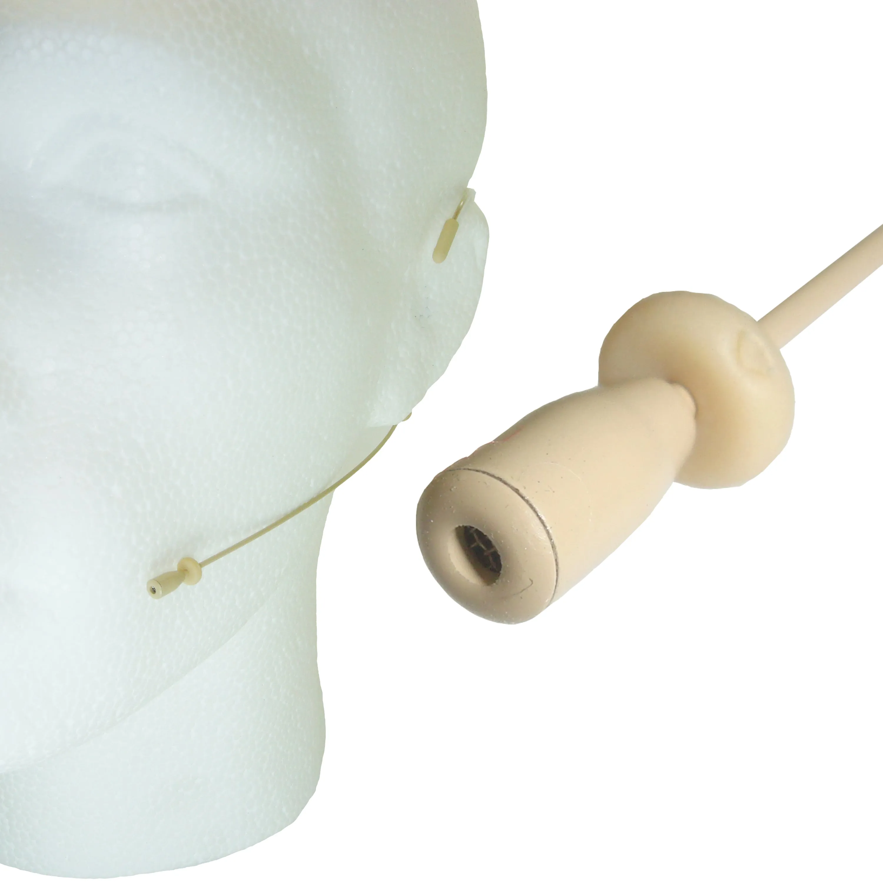 Double Ear Hook Microphone for Sennheiser 3.5mm Locking Jack Body Pack Transmitter EW SL DW G AVX XSW EK SK Series