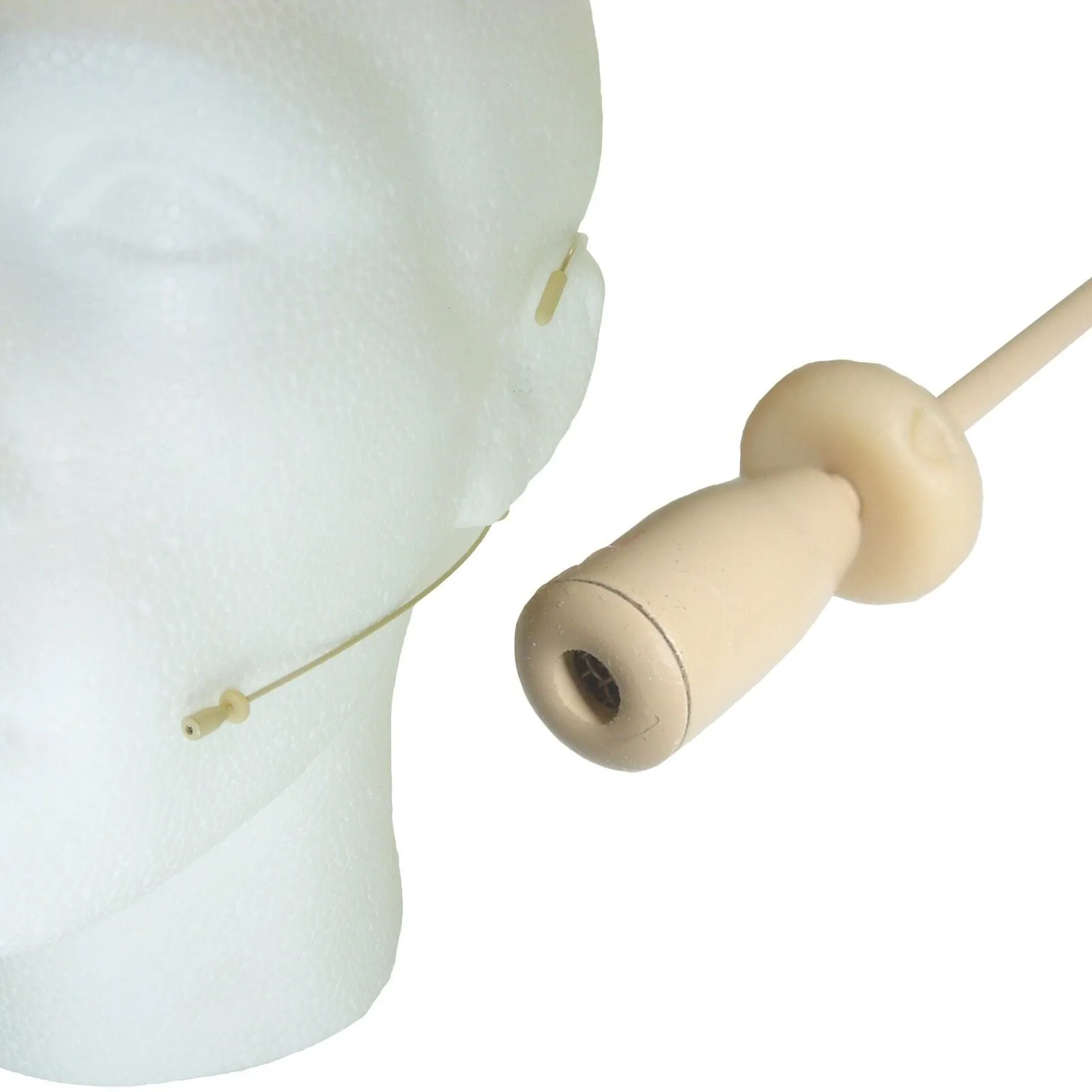 Double Ear Hook Microphone for Sennheiser 3.5mm Locking Jack Body Pack Transmitters EW SK AVX G XSW SL DW EK