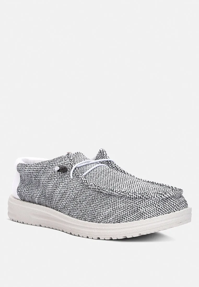 Drawstring Men's Flatform Heel Shoes