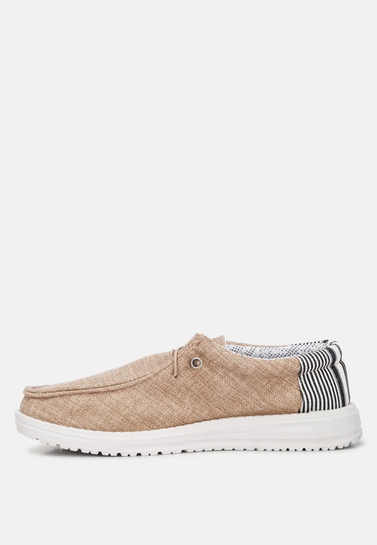 Drawstring Men's Flatform Heel Shoes