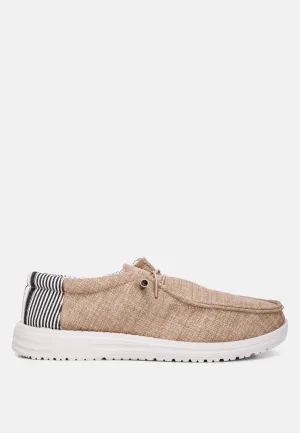 Drawstring Men's Flatform Heel Shoes