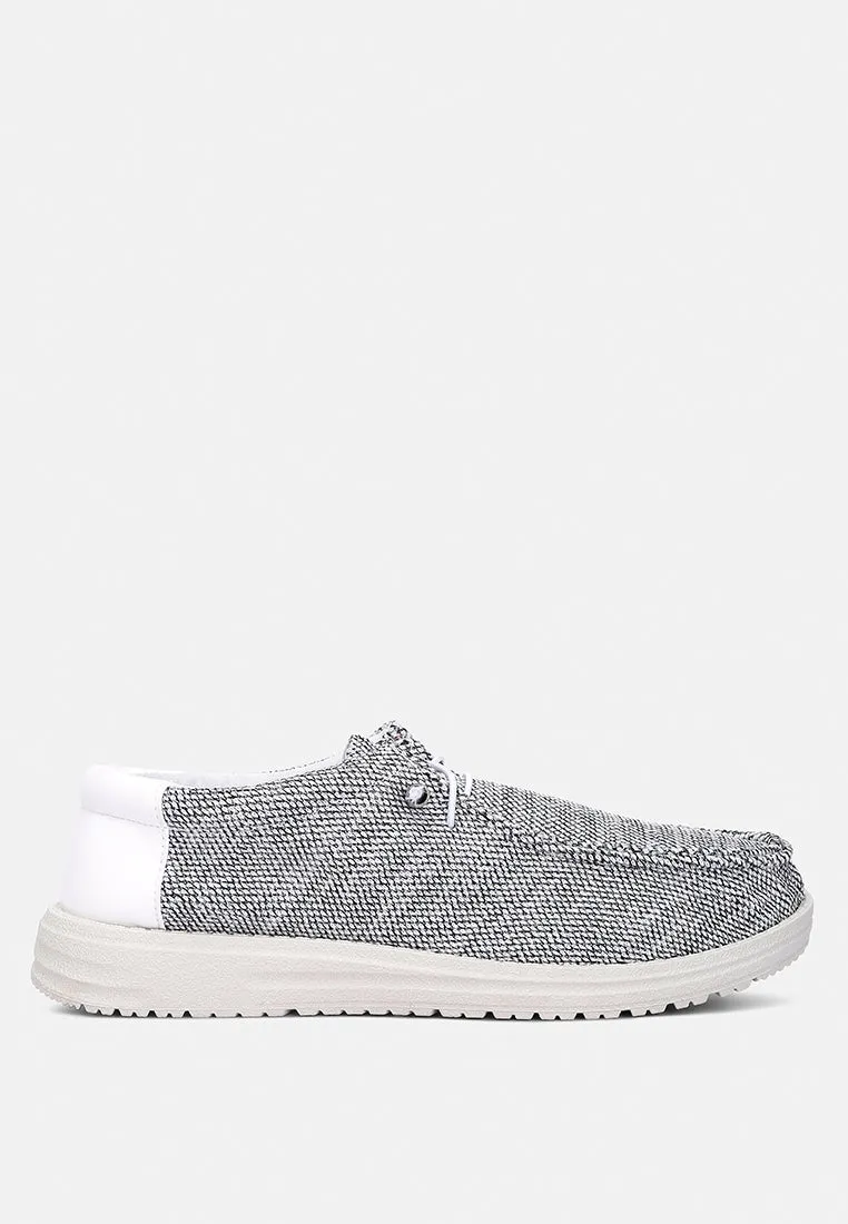 Drawstring Men's Flatform Heel Shoes