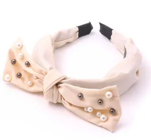Dreamy Pearl Bow Headband