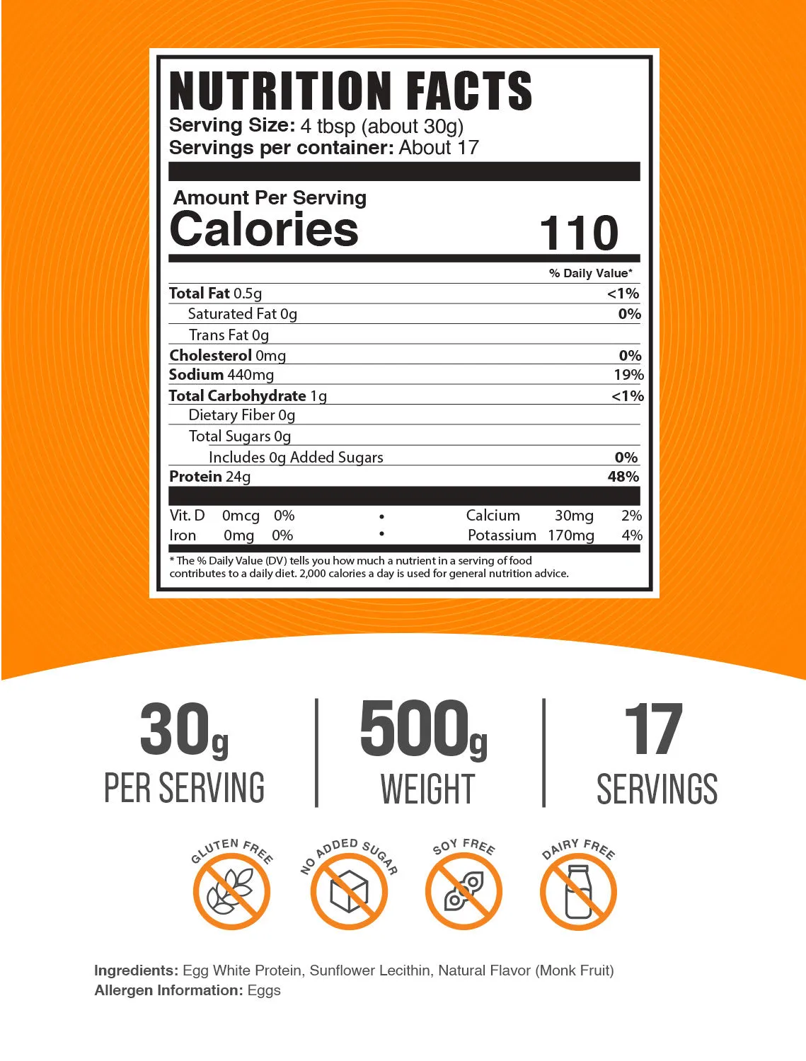 Egg White Protein Powder