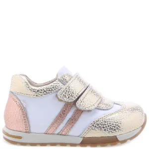 Emel Gold & Rose Gold Velcro Sneaker