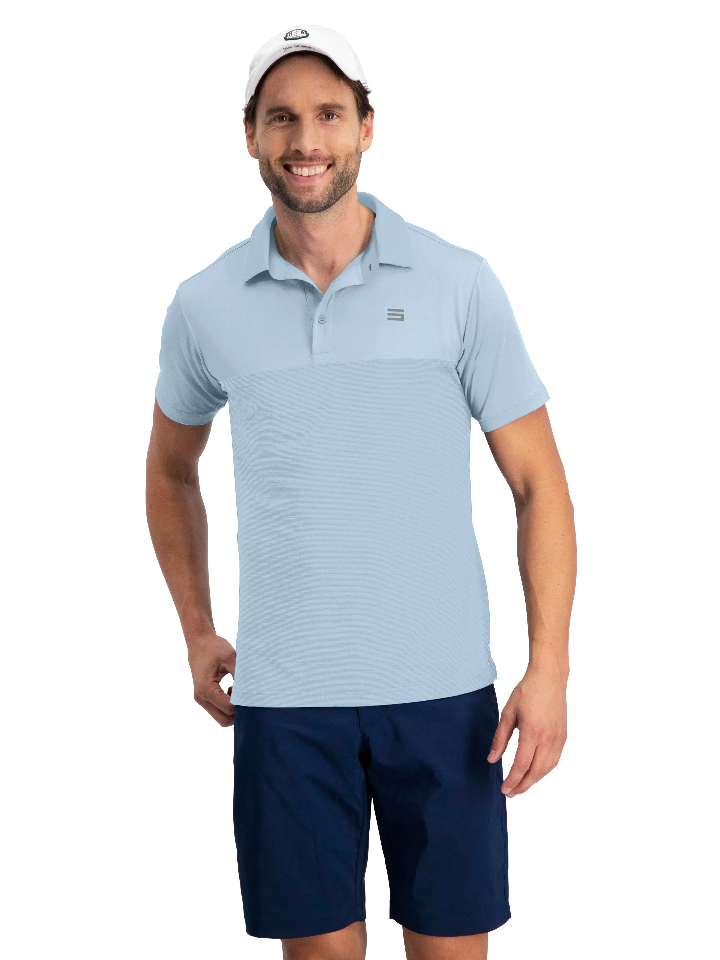 Extreme Deal - Men's Heathered Two-Tone Golf Polo