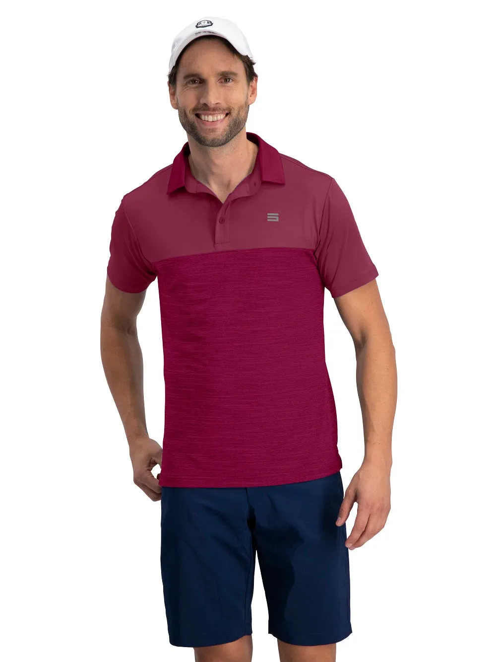 Extreme Deal - Men's Heathered Two-Tone Golf Polo