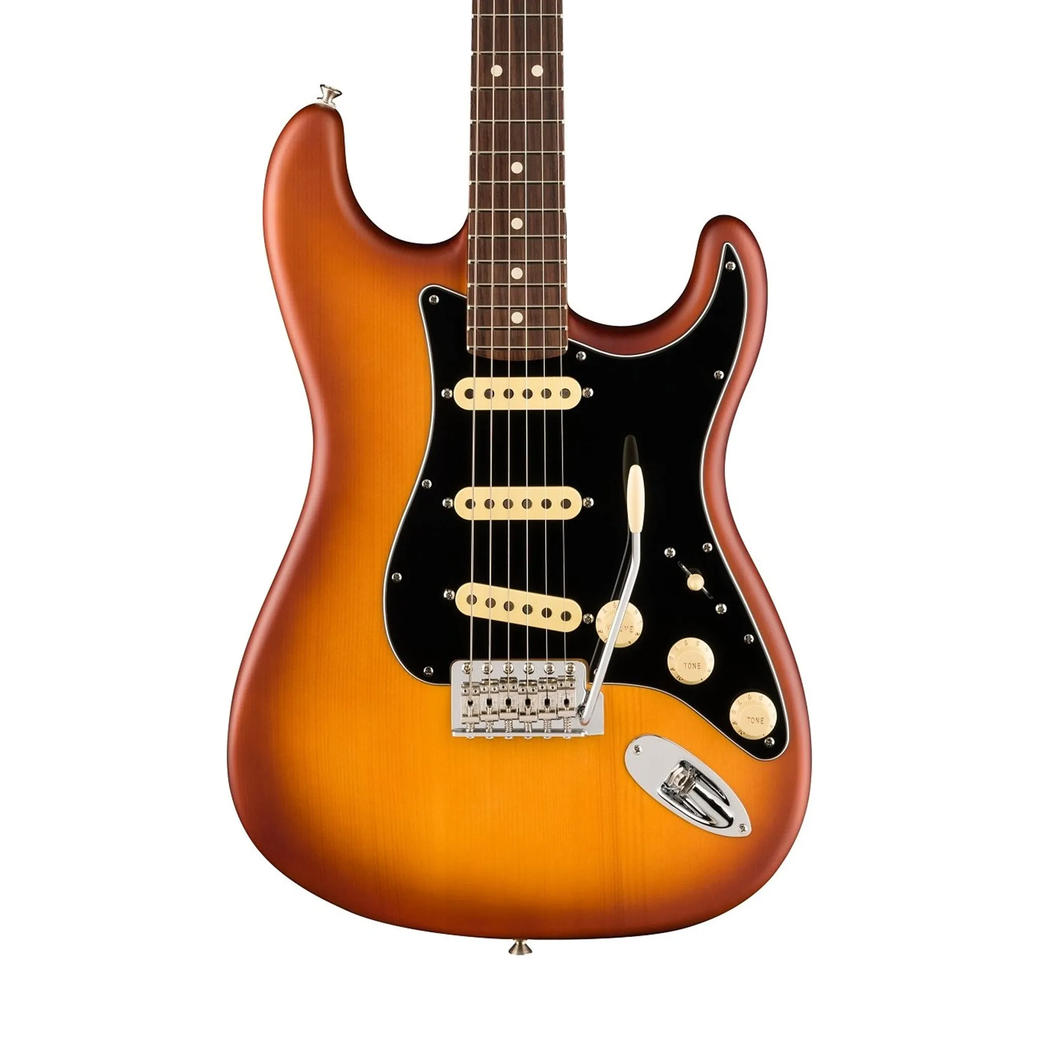 Fender American Performer Timber Stratocaster Electric Guitar, RW FB, Honey Burst