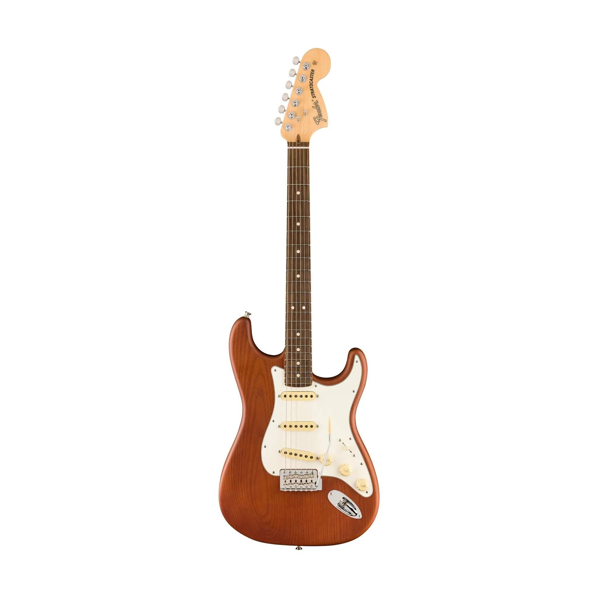 Fender American Performer Timber Stratocaster Electric Guitar, RW FB, Mocha
