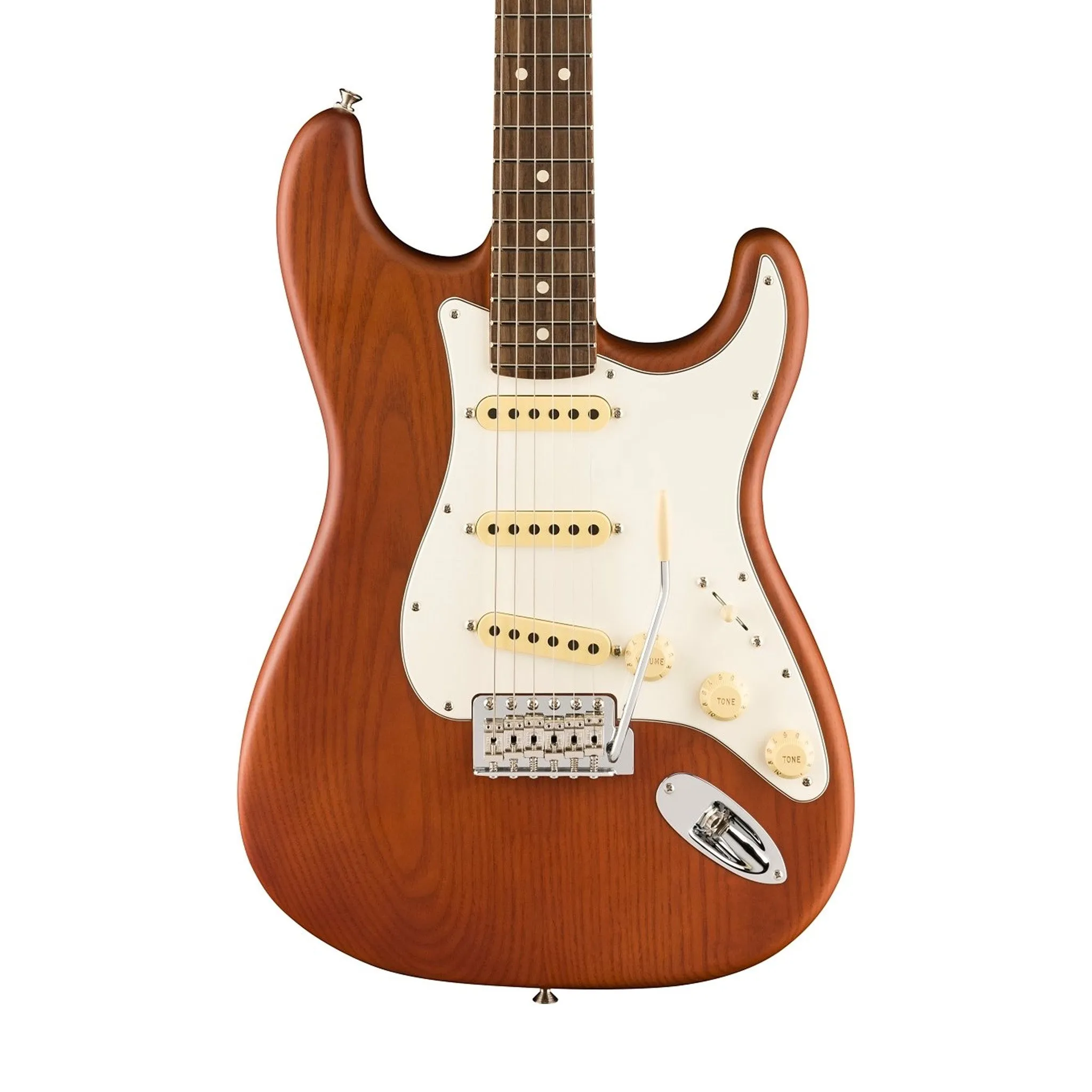 Fender American Performer Timber Stratocaster Electric Guitar, RW FB, Mocha