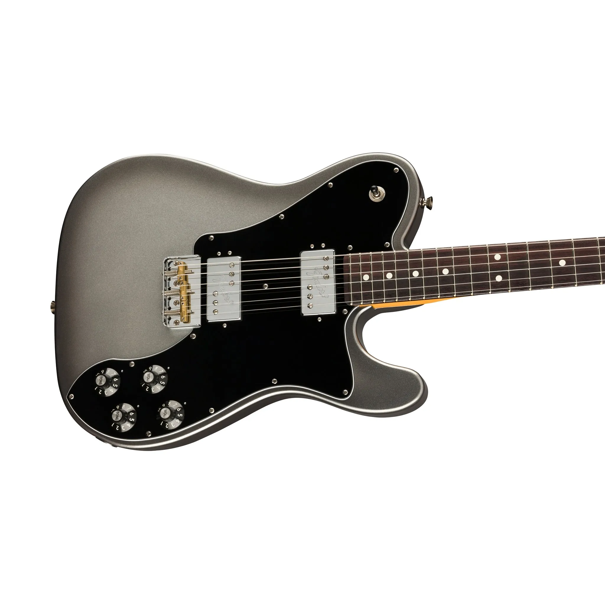 Fender American Professional II Telecaster Deluxe Electric Guitar, RW FB, Mercury