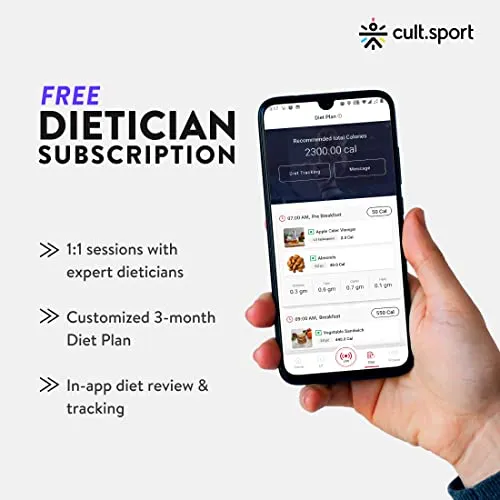 Fitkit FT200S (4.5HP Peak) Motorized Treadmill with Free Home Installation, 1 Year Warranty and Trainer Led Sessions by Cult.Sport